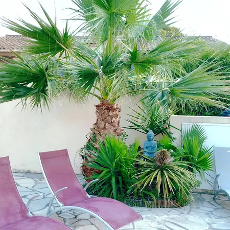 Homestay Detente Au Reve D'azur, 1 Chambre, A Pied , Piscine Partagee, Bbq Draps Inclus *